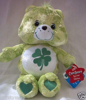 Care Bears GOOD LUCK Bear Series 7 Charmers Special Edition #8 (2004) BNWT Large
