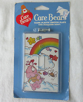 Vintage Care Bears - CHEER BEAR Light Switch Plate Cover 