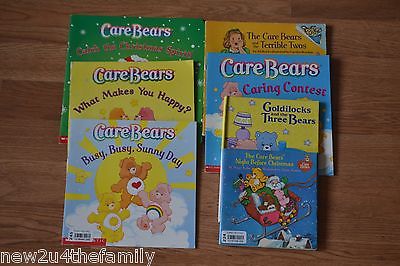 Care Bears Picture book lot of 7, Children's, School, Paperback, 