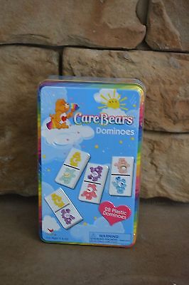 2003 Care Bears Dominoes COMPLETE SET of 28 In Metal Tin SEALED