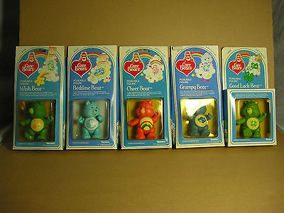 Five Care Bears By Kenner 1982,83,84 trade mark of American Greeting Card