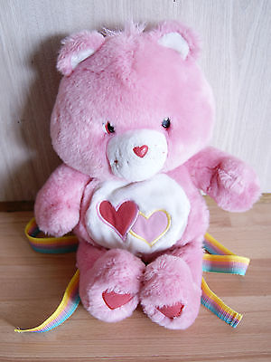 Care Bears Plush Backpack Bag Pink Love-A-Lot 2003
