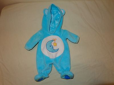 Lauer Water Baby Doll CARE BEARS CLOTHES Blue Bedtime Plush Outfit