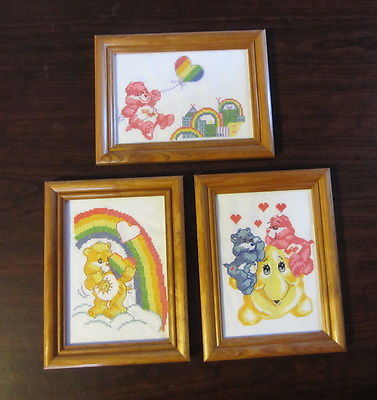 Care Bear Counted Cross Stitch Framed Pictures