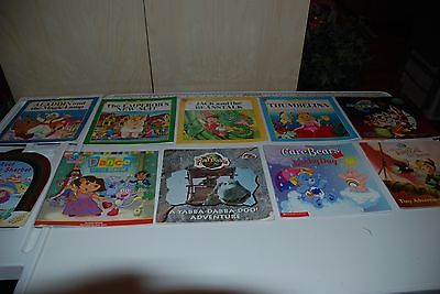 Children's Reading Books lot of 10 Softcover Tinkerbell, Carebears