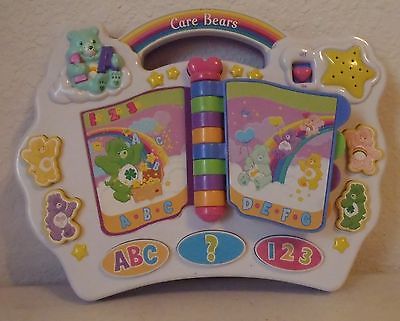 Care Bears ABC's & 123's Electronic Talking Musical Story Book Learning Toy