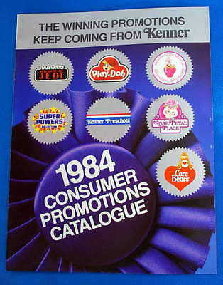 Rare Vintage 1984 Kenner Consumer Promotions Catalog - Super Powers,Care Bears