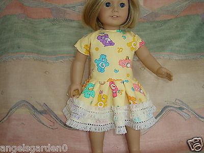 Care Bears Yellow Dress with Lace Trim for 18