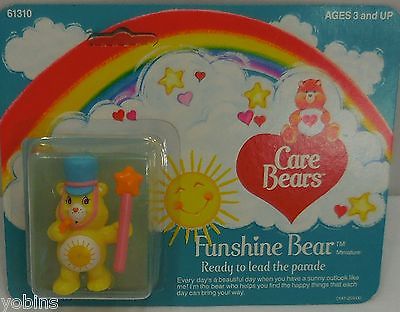 Vtg 1984 Care Bears FUNSHINE BEAR 2