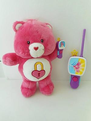 Care Bears Secret Hide and Seek Bear Hasbro 2005 with Remote Works Great 12 Inch