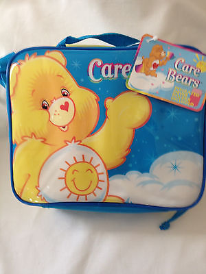 Care Bears Lunch Box Soft Fabric & PLASTIC NWT NO THERMOS