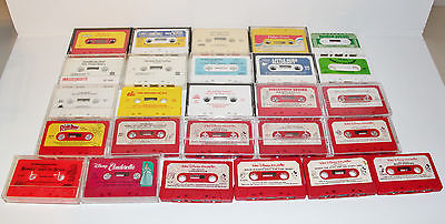 26 Vintage Childrens Audio Cassette Tapes Disney Care Bears My Little Pony VGUC