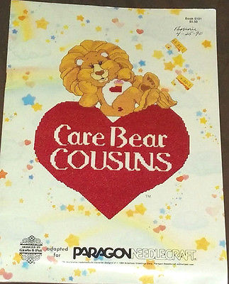 Care Bear Cousins-Cross Stitch-Gloria & Pat/Paragon Needlecraft 5101 1985