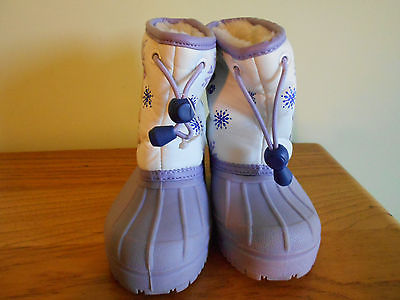 CARE BEAR TODDLER GIRL SNOW BOOTS, SIZE 7