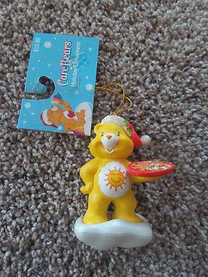 Care Bear Funshine figurine Yellow Sunshine Holiday Ornament 2004