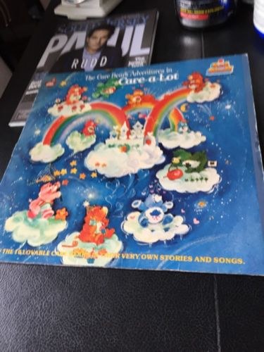 The Care Bear Adventures In care-a-lot Vinyl Record Classic Kids Collector 12
