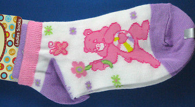 Care Bear Ladies Socks Size 9-11 New ~ c