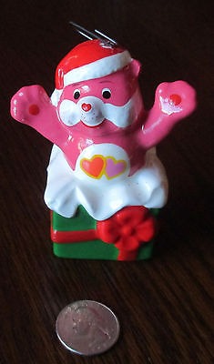 Vtg  Care Bear Pink Love A Lot Christmas Tree Ornament, American Greetings 1984