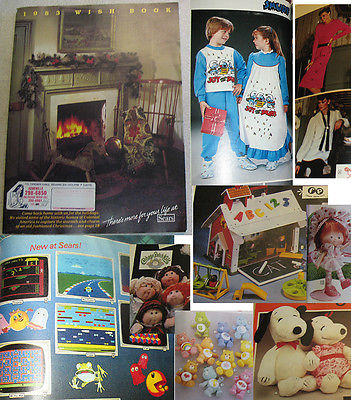 Sears Christmas Wish Book Catalog 1983 Doll Strawberry Shortcake Care Bear Smurf