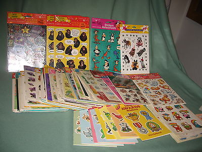 Sticker Sheets 150+ Sheets American Greetings, Ambassador, Hallmark... Care Bear