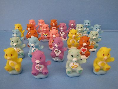 24 CARE BEAR  FIGURES FOR CAKE, CUPCAKE TOPPERS OR PLAY