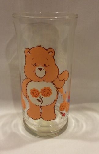 1983 Care Bear Pizza Hut Friend Bear Glass