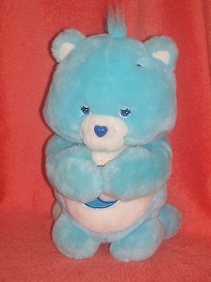 Blue Moon Care Bear Praying Plush Bedtime Three Prayers  ~CLEAN~ 2003