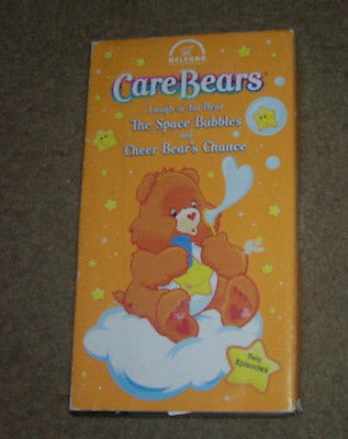 CARE BEARS Laugh-A-Lot THE SPACE BUBBLES/CHEER BEAR'S CHANCE  VHS1988 VIDEO     