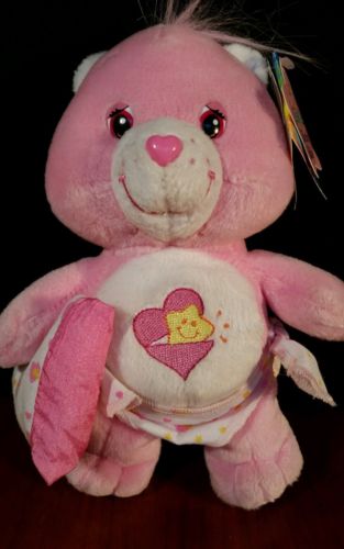 2004 Collector's Edition Series #1- Care Bears-Baby Hugs Bear Pink Plush Rare