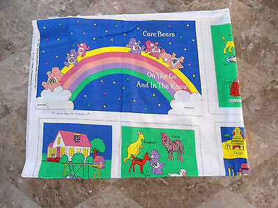 Care Bears Fabric Panel - Care Bears on the Go 1992
