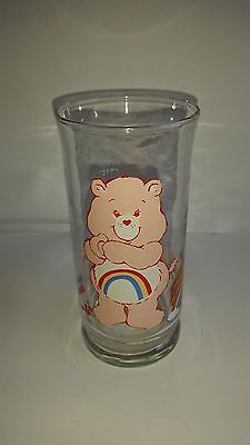 1983 Care Bears CHEER BEAR Pizza Hut Collectors Limited Edition Glass Cup 6"