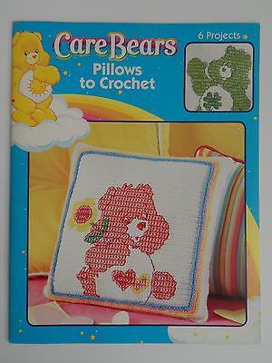 Care Bears Pillows to Crochet Leisure Arts Pattern Booklet Leaflet #4185