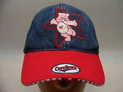 CARE BEARS - YOUTH SIZE - EMBROIDERED - ADJUSTABLE BALL CAP HAT! 