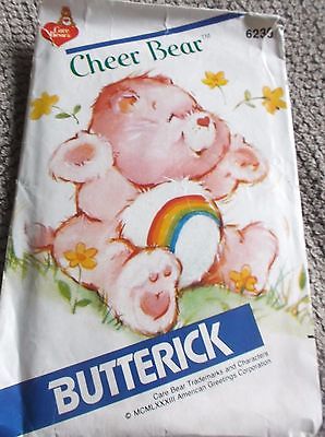VINTAGE 1983 SEWING PATTERN BUTTERICK 6230 CARE BEARS 17