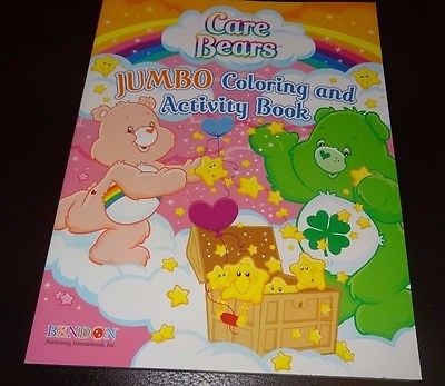 Care Bears Jumbo Coloring and Activity Book New Cheer Bear Good Luck Bear 