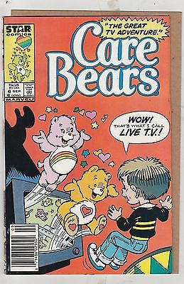 CARE BEARS #6 STAR / MARVEL 1986 NICE!!!