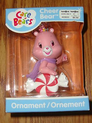 American Greeting Pink Care Bear ornament Cheer Bear With Candy Free Shipping
