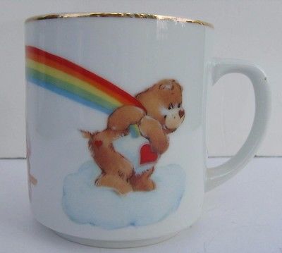 Vintage Care Bear Ceramic Cup 1984