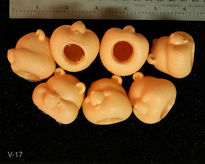 Kenner CARE BEARS group of FIRST SHOT heads, pre-production prototypes