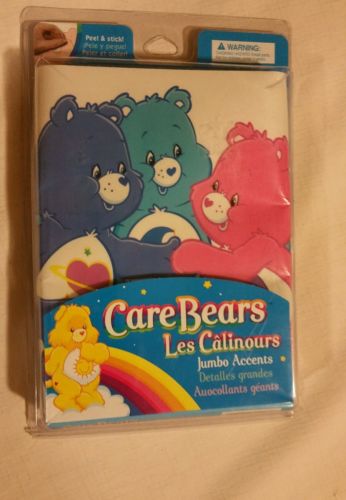 NEW 32 Jumbo CARE BEARS Wall Decals 2006 Brewster American Greetings *Free Ship*