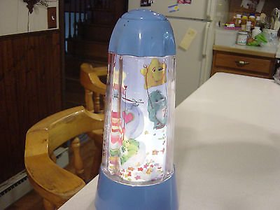 Vintage Care Bear Rotating Motion Lamp