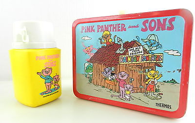CARE BEARS 1983 Aladdin Industries ~ Vintage Metal Lunchbox With Thermos