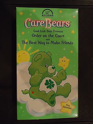 CARE BEARS~ORDER ON THE COURT~THE BEST WAY TO MAKE FRIENDS (VHS, 2003)