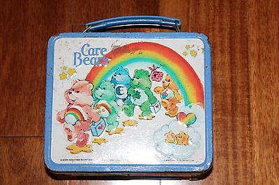 Vintage 1983 Care Bears Lunchbox & Thermos Aladdin Kid’s Lunch Pail Collectors