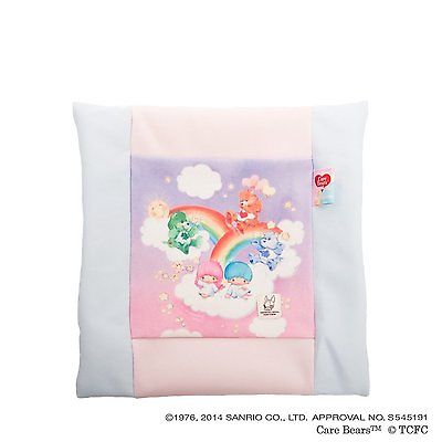 Little twin stars × Care Bears × CRYSTAL BALL cushion cover M PINK SANRIO Kawaii