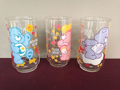 Care Bear drinking glasses - 1985 - American Greeting - 5