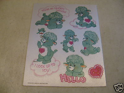 Care Bear Cousins Taffeta/Satin Stickers 1985 - Lot 1