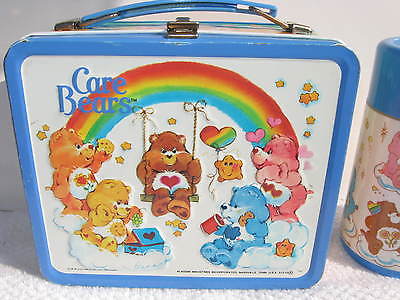 Vintage Care Bear Medal Lunchbox 1983