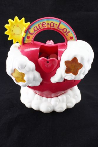 VINTAGE Care Bear Park Cloud With Accessories Multi-Color 13" Tall