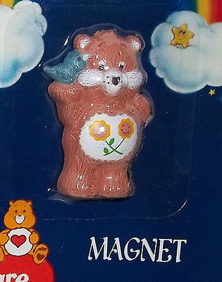 Vintage Care Bear Magnet FRIEND Bear MINT on Card 1984 